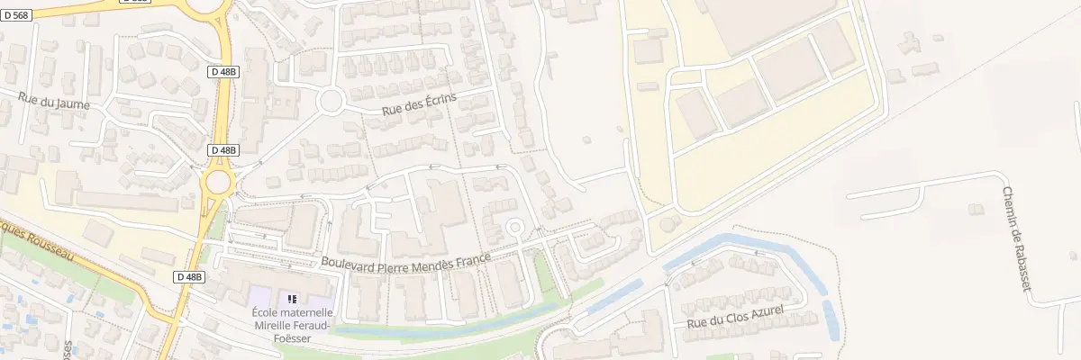 Plan du 60 Bd Pierre Mendes France à Châteauneuf-les-Martigues