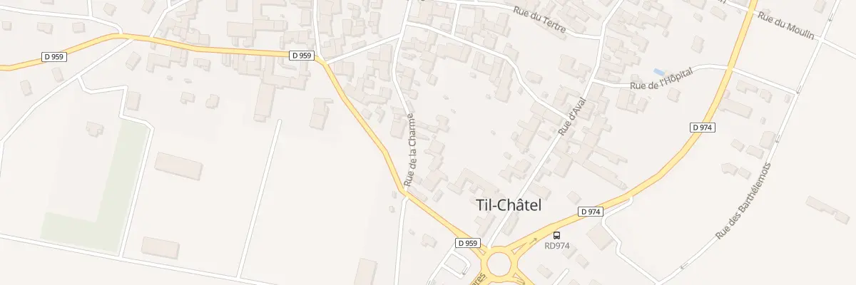 Plan du 19 Rue de la Charme à Til-Châtel