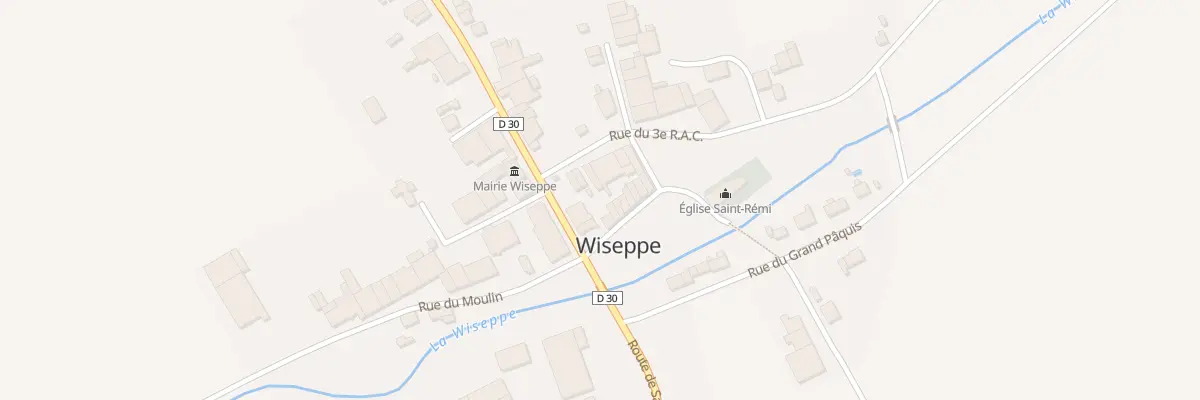 Plan du 9850 Rue de l’Eglise à Wiseppe