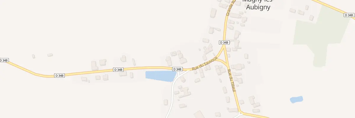 Plan du 8 Rue du Sauvoux à Magny-lès-Aubigny