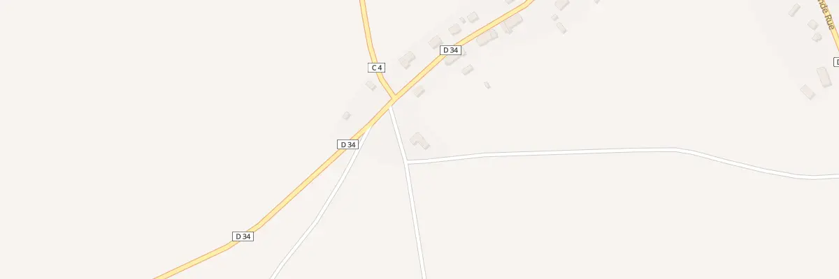 Plan du 5249 Rue de la Croix de Mission à Pagny-la-Ville