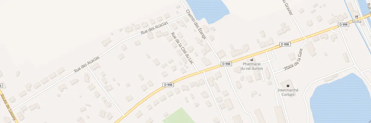 Plan du 1 Rue de la Cite du Lac à Doulcon