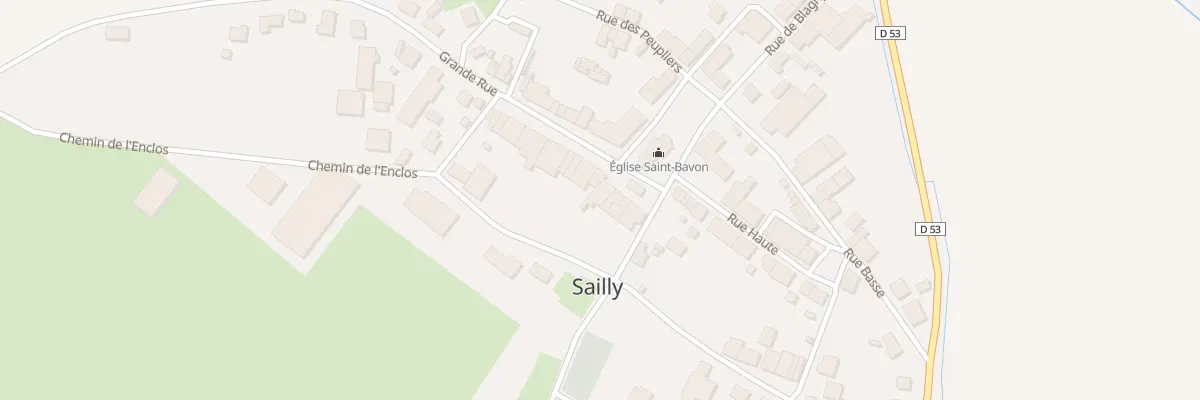 Plan du 75 Gr Grande Rue à Sailly