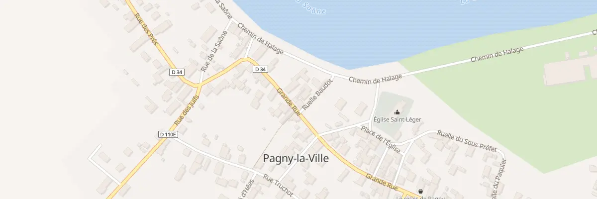 Plan du 11 Gr Grande Rue à Pagny-la-Ville