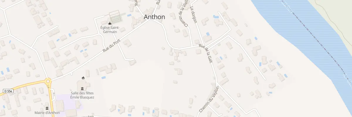 Plan du 14B Rue de la Gait à Anthon