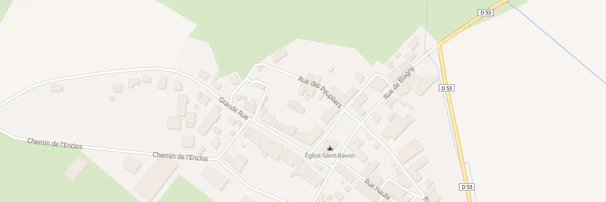 Plan du 64 Rue des Peupliers à Sailly