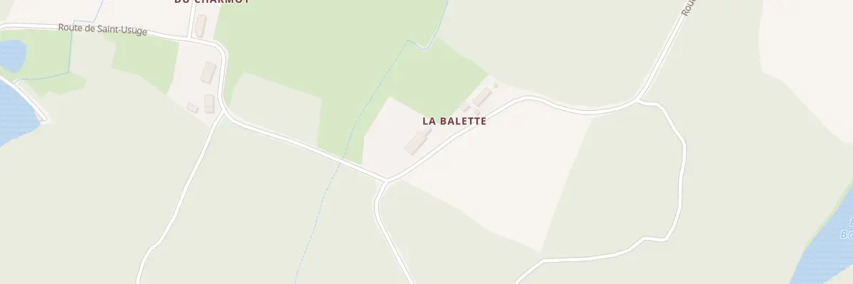 Plan du 1325 Rte de Saint-Usuge à Juif