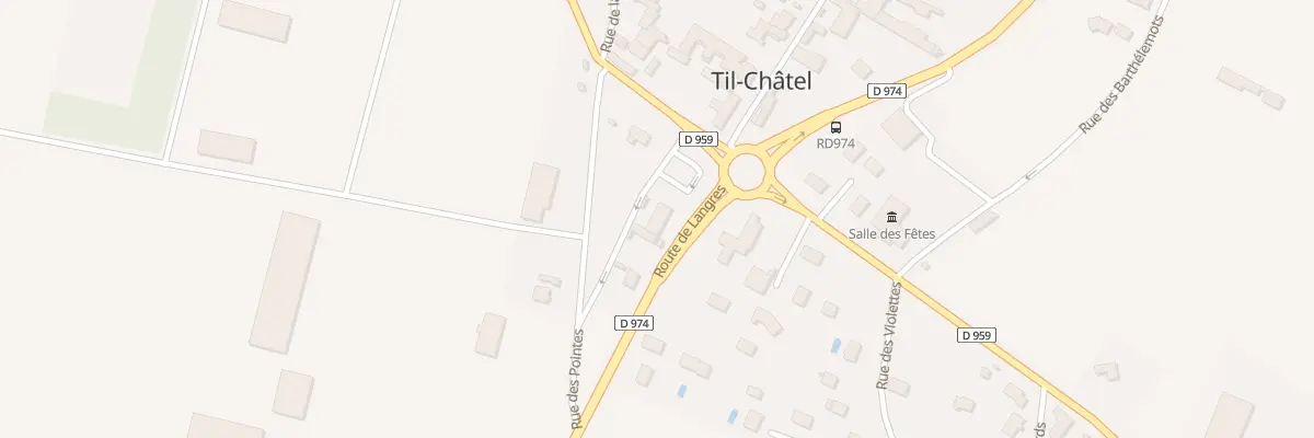 Plan du 3 Rue des Champs Chaulon à Til-Châtel