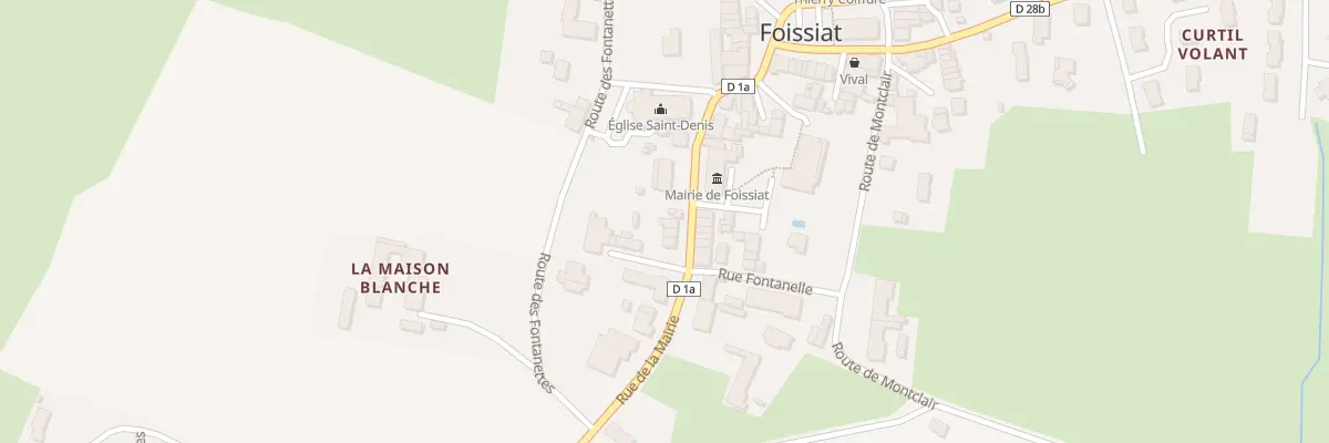 Plan du 156 Rue de la Mairie à Foissiat