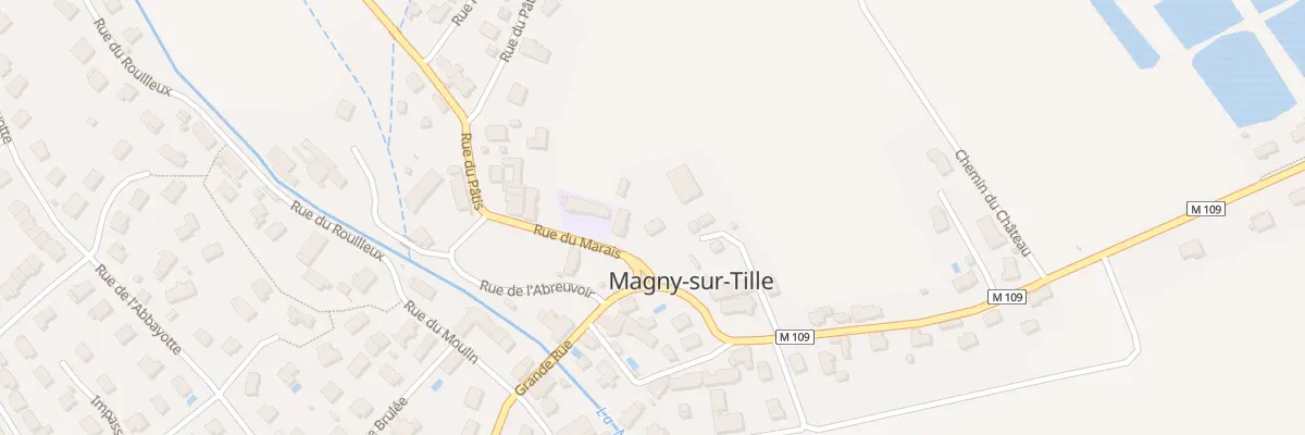 Plan du 4 Rue Grande à Magny-sur-Tille
