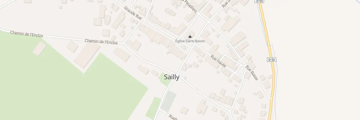 Plan du 72 Gr Grande Rue à Sailly