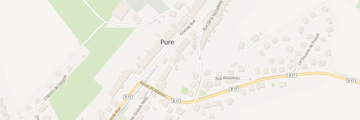 Plan du 40 Gr Grande Rue à Pure