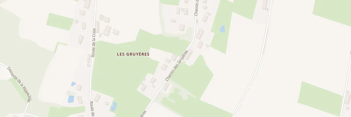 Plan du 680 Che des Gruyères à Sornay