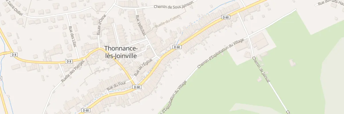 Plan du 125 Rue du Général de Gaulle à Thonnance-lès-Joinville