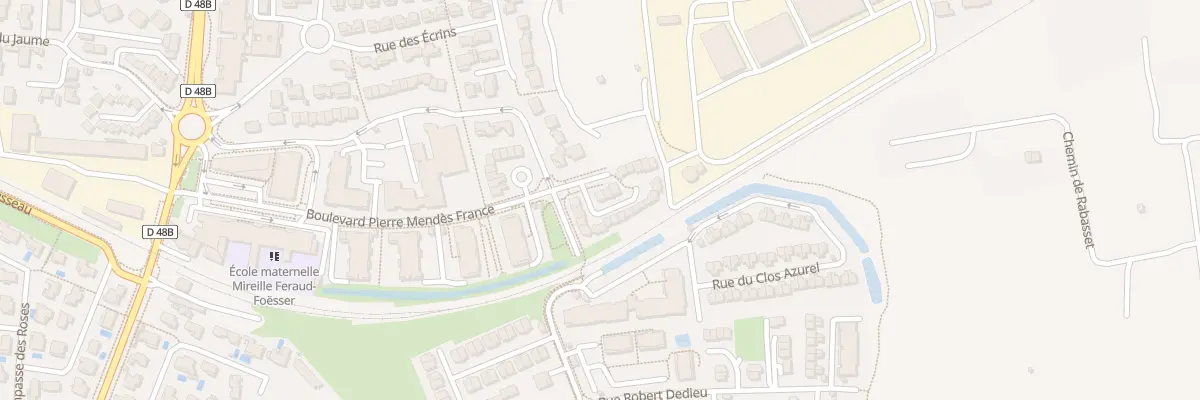 Plan du 50 Bd Pierre Mendes France à Châteauneuf-les-Martigues
