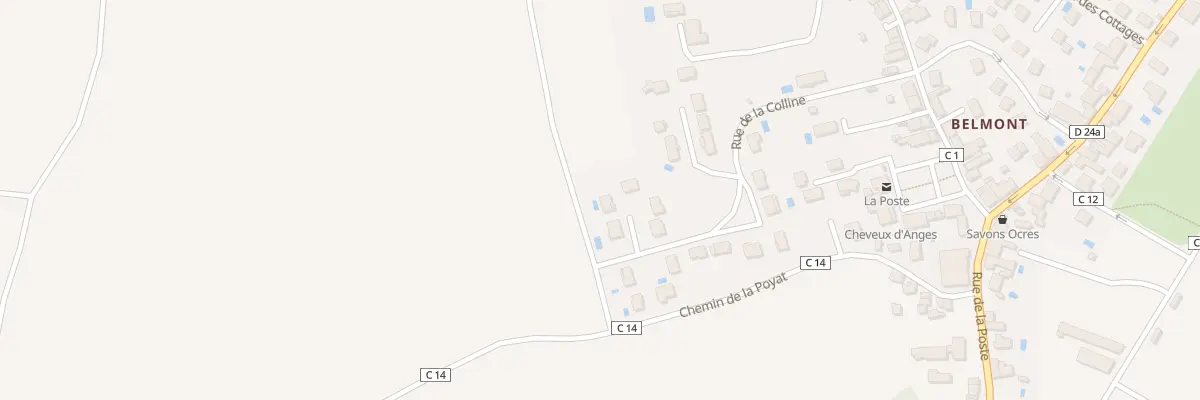 Plan du 9 Rue de la Colline à Chavanoz