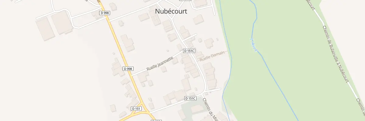 Plan du 16 Gr Grande Rue à Nubécourt