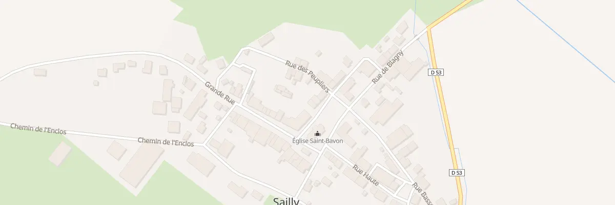 Plan du 70 Pl de l’Eglise à Sailly