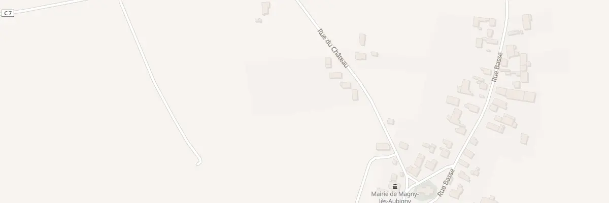 Plan du 5096 Rue du Château à Magny-lès-Aubigny