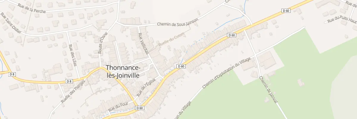 Plan du 110 Rue du Général de Gaulle à Thonnance-lès-Joinville