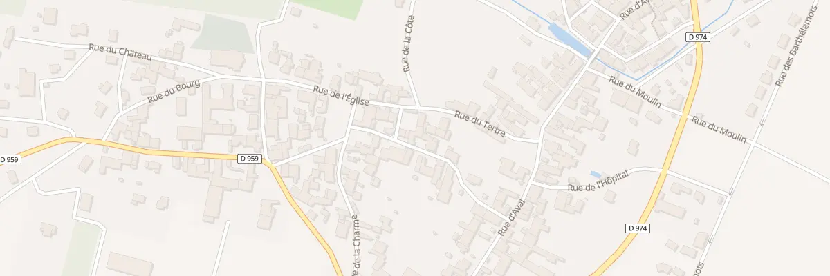 Plan du 7 Rue aux Apports à Til-Châtel