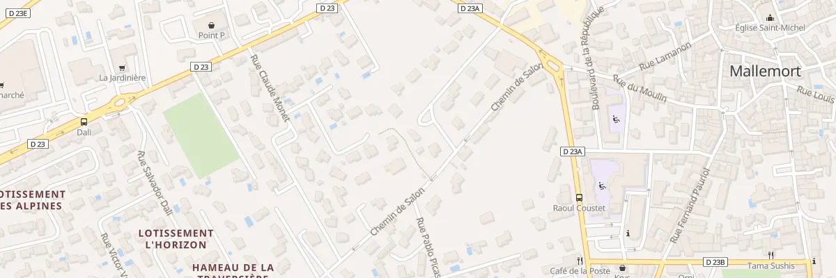 Plan du 150 Rue Jean Mermoz à Mallemort