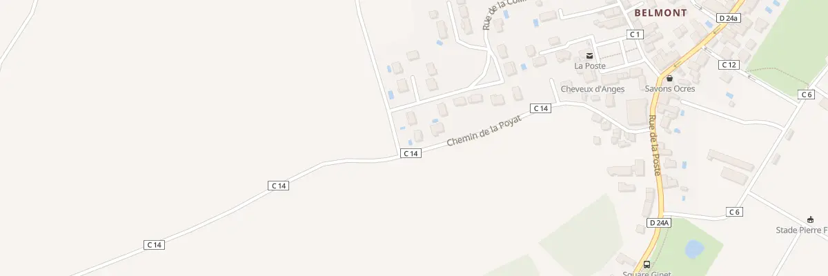 Plan du 20 Rue de la Colline à Chavanoz