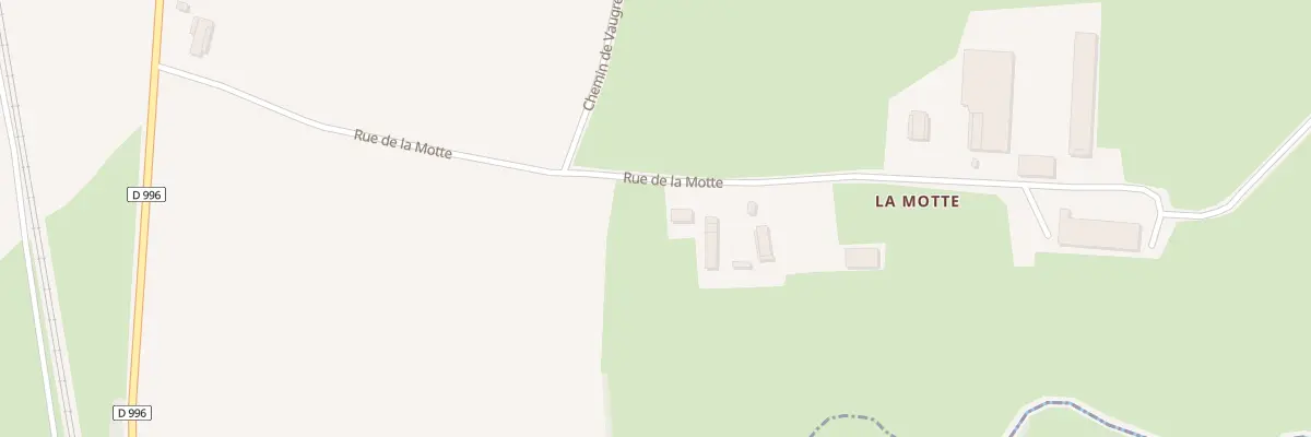 Plan du 2 Rue de la Motte à La Racineuse