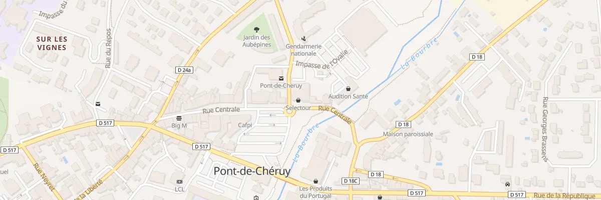 Plan du 37 Rue Centrale à Pont-de-Chéruy