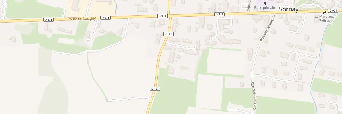 Plan du 111 Rte de la Chapelle-Thècle à Sornay