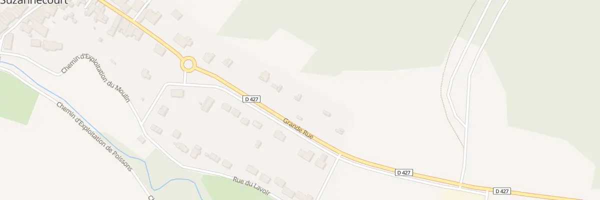 Plan du 87 Rue Grande Rue à Suzannecourt
