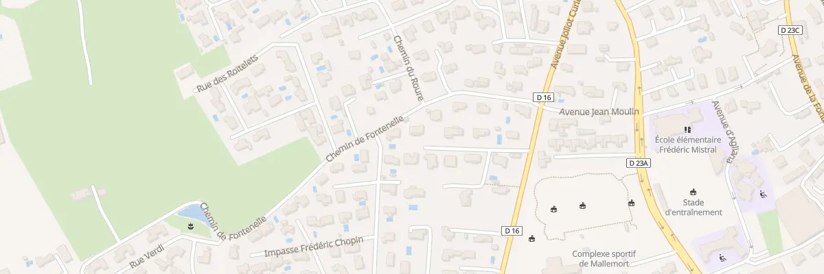 Plan du 8 Rue Jean Mermoz à Mallemort