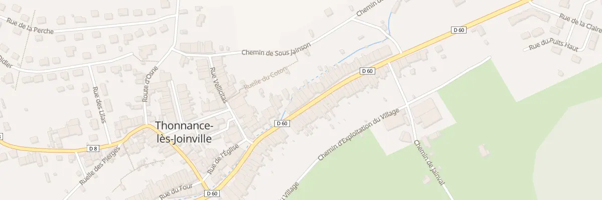 Plan du 122 Rue du Général de Gaulle à Thonnance-lès-Joinville