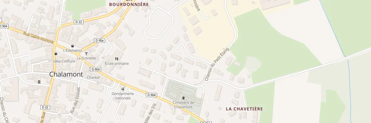 Plan du 51 Che du Petit Etang à Chalamont