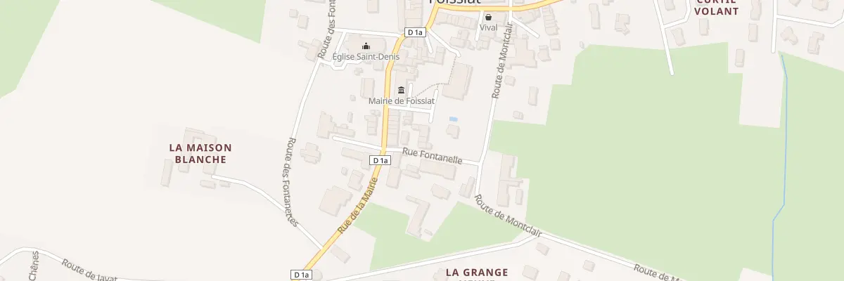Plan du 29 Rue Fontanelle à Foissiat