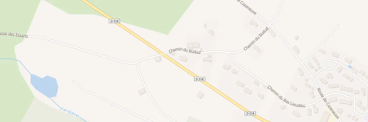 Plan du 5058 Bas Lieudieu à Lieudieu