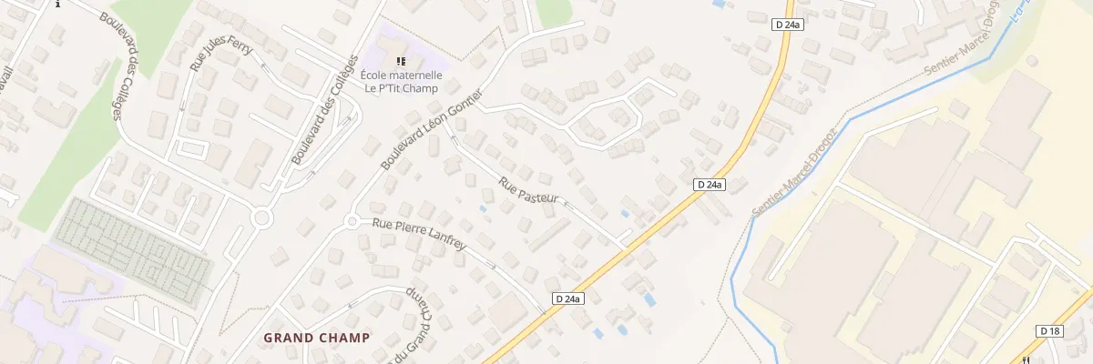 Plan du 6 Rue Pasteur à Pont-de-Chéruy