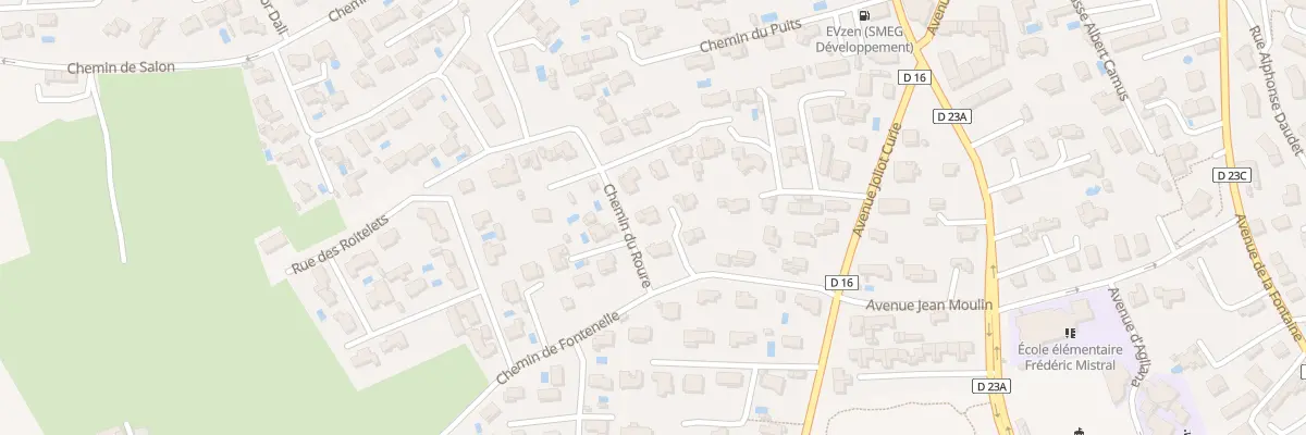 Plan du 443 Rue du Roure à Mallemort