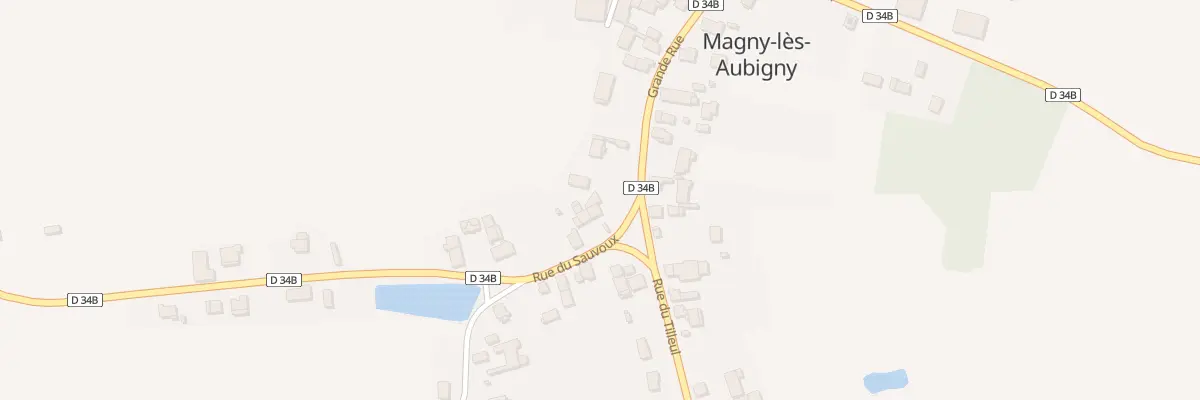 Plan du 20 Gr Grande Rue à Magny-lès-Aubigny