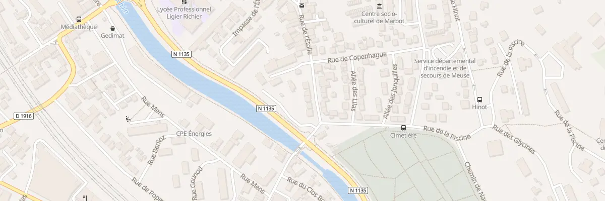 Plan du 47 Rue de l’Etoile à Bar-le-Duc