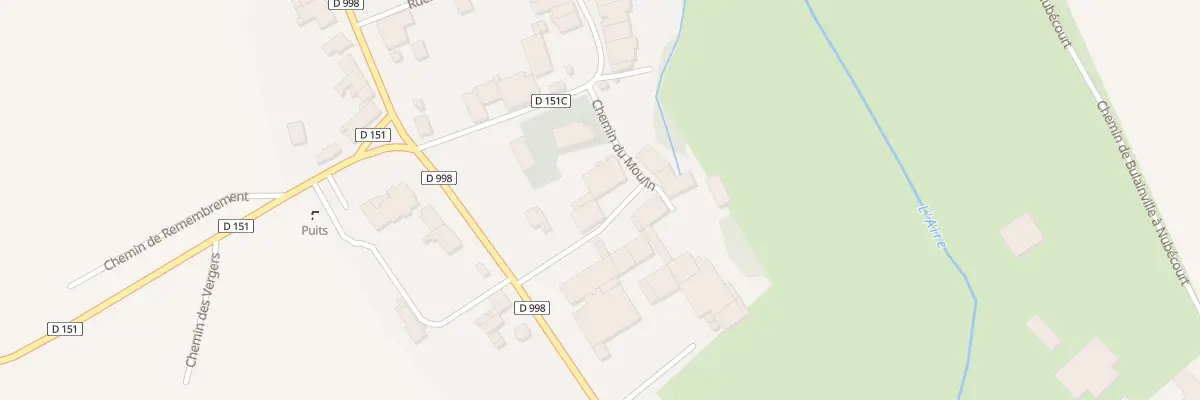 Plan du 2 Rue de la Basse Cour à Nubécourt