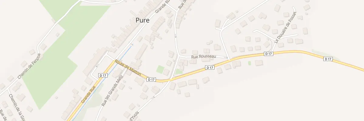 Plan du 1 Rue Rousseau à Pure