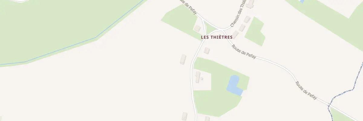 Plan du 855 Che des Thietres à Lescheroux