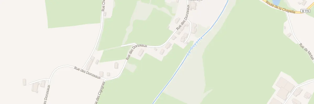 Plan du 9 Rue des Donzeaux à Saint-Bonnet-en-Bresse