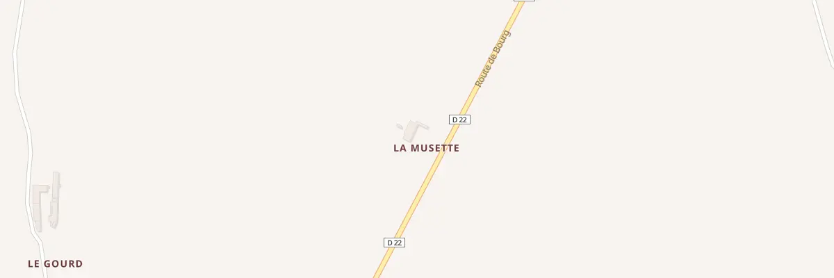 Plan du 1389 Rte de Bourg à Chalamont