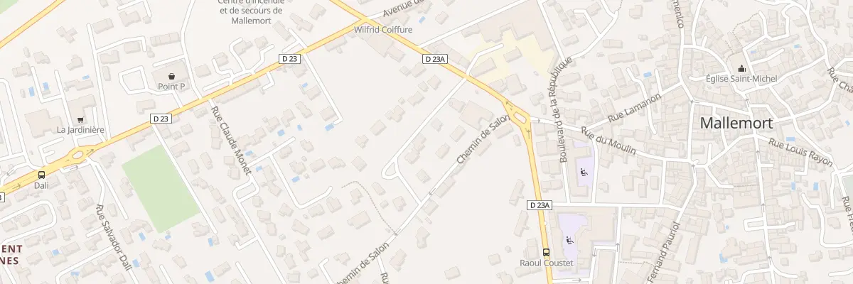 Plan du 101 Rue Jean Mermoz à Mallemort