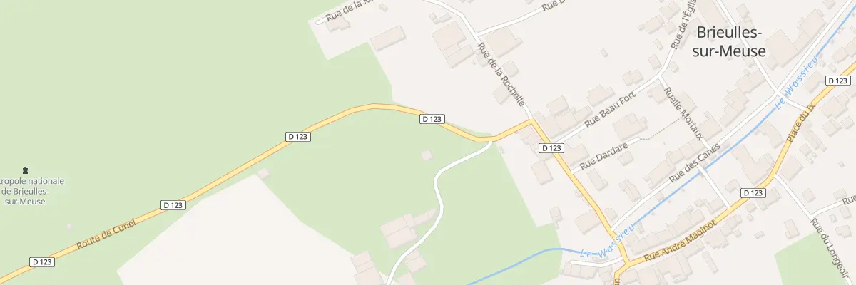 Plan du 9086 Rte de Cunel à Brieulles-sur-Meuse