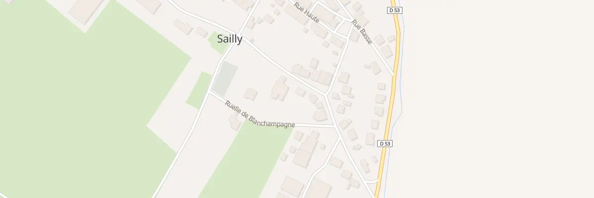 Plan du 39 Rte de Blanchampagne à Sailly