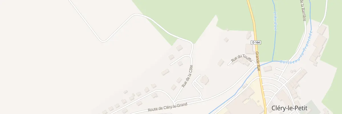 Plan du 2 Lot Le Rougis à Cléry-le-Petit