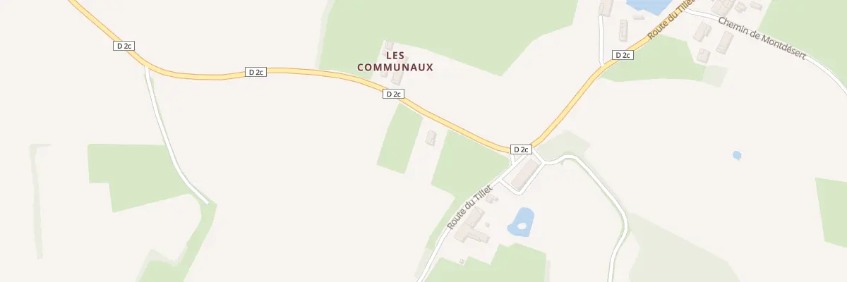 Plan du 820 Rte de Montdesert à Curciat-Dongalon